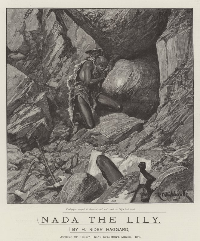 Liljen Nada, af H Rider Haggard af Richard Caton Woodville junior