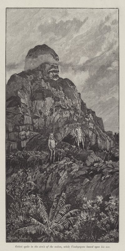Liljen Nada, af H Rider Haggard af Richard Caton Woodville junior