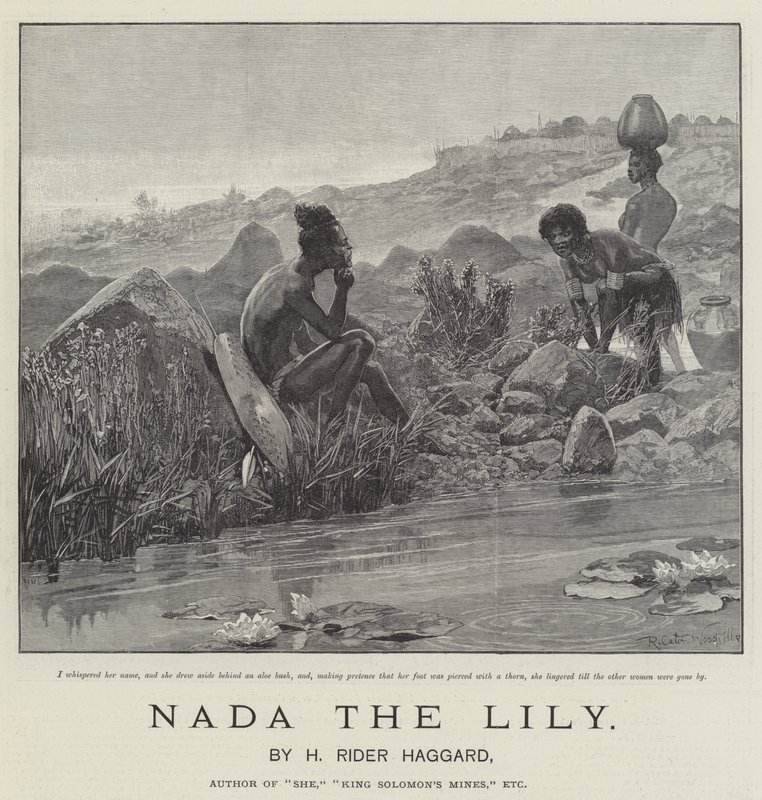 Liljen Nada, af H Rider Haggard af Richard Caton Woodville junior