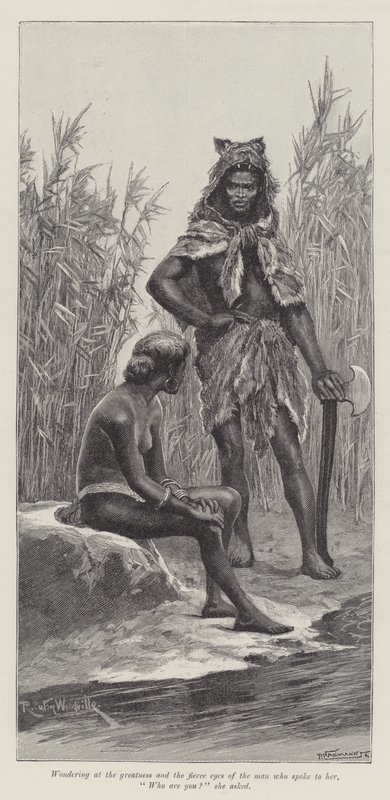 Nada the Lily, af H Rider Haggard af Richard Caton Woodville junior