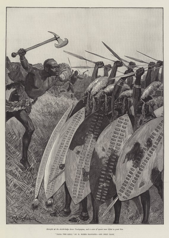 Liljen Nada, af H Rider Haggard af Richard Caton Woodville junior