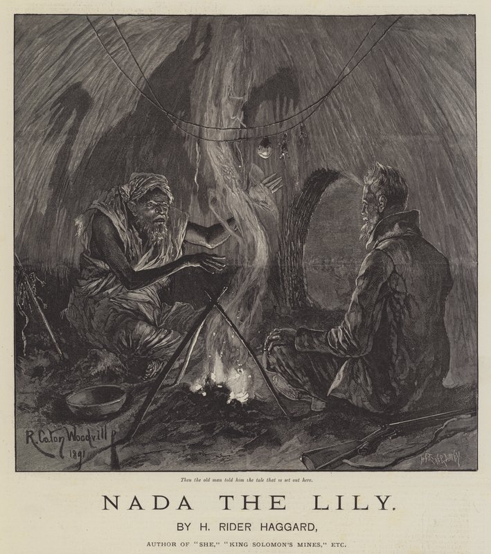 Liljen Nada, af H Rider Haggard af Richard Caton Woodville junior