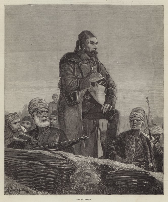 Osman Pasha af Richard Caton Woodville junior