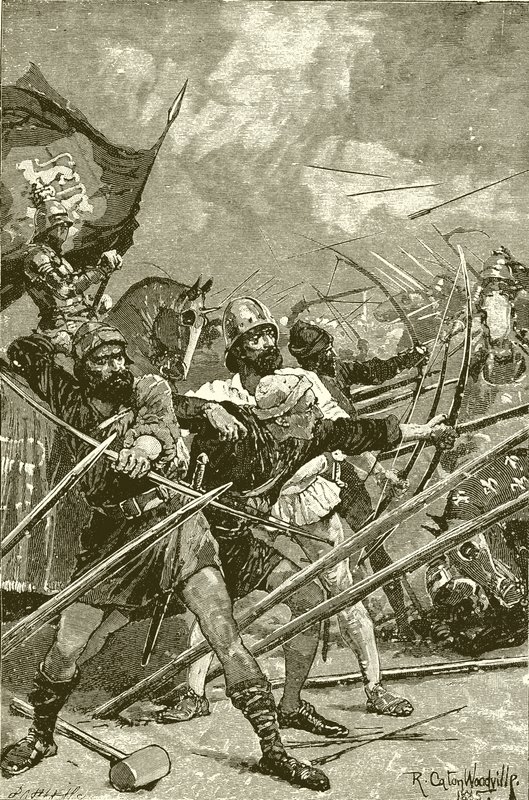 De engelske bueskytter fra Azincourt af Richard Caton Woodville junior