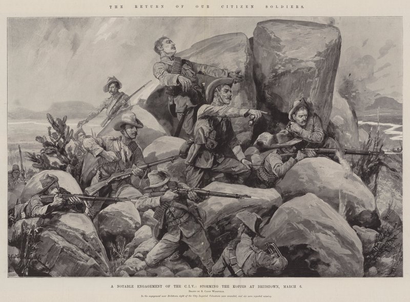 Vores borgersoldaters tilbagevenden af Richard Caton Woodville junior