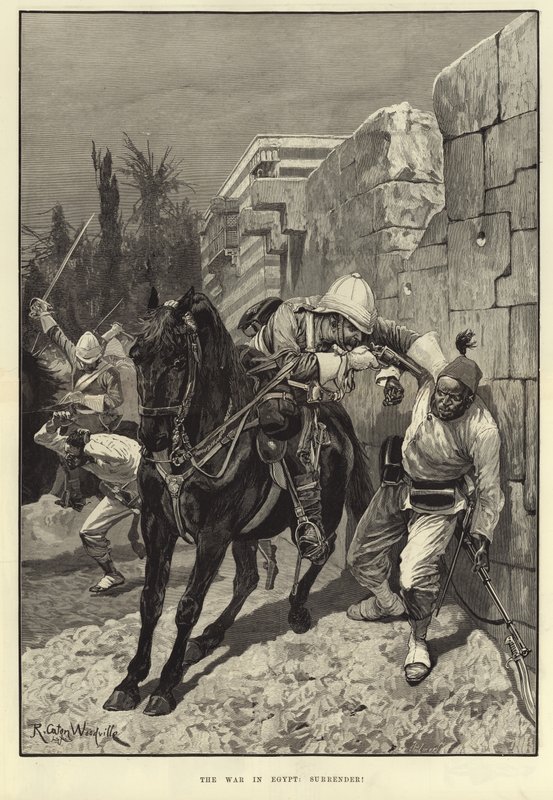 Krigen i Egypten: Overgiv dig! af Richard Caton Woodville junior
