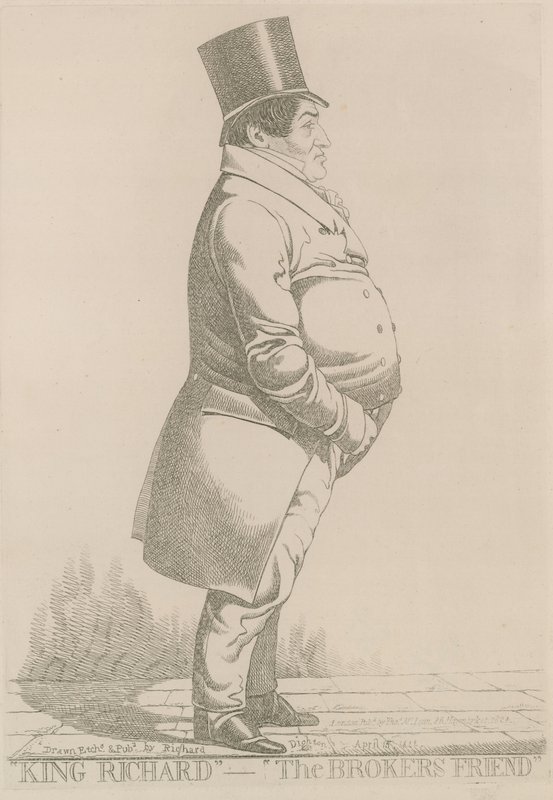 Richard Heals (eller Heale); Kong Richard, mæglerens ven af Richard Dighton