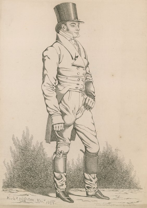 Uidentificeret herre af Richard Dighton