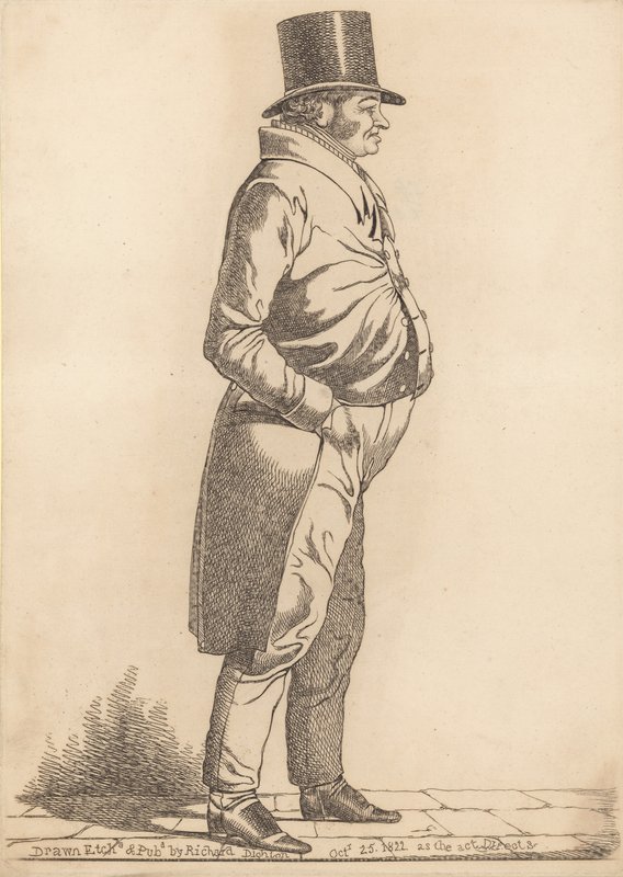 Uidentificeret herre af Richard Dighton
