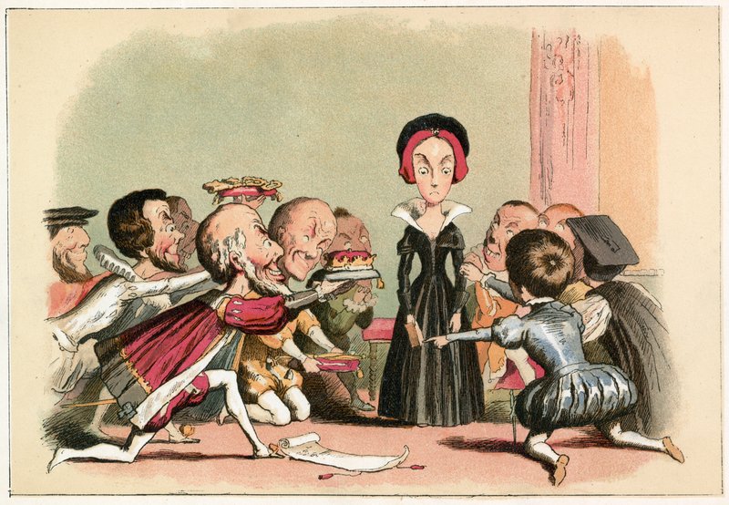 Lady Jane Dudley pressede på for at acceptere kronen af Richard Doyle