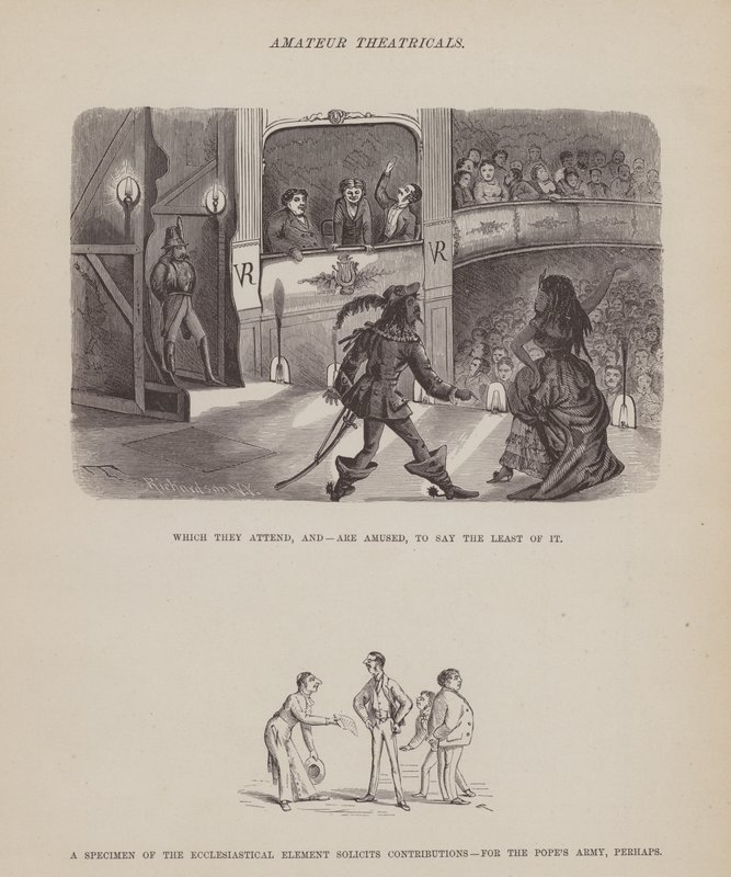 Side fra The American Tour of Mrs Brown, Jones and Robinson (gravering) af Richard Doyle