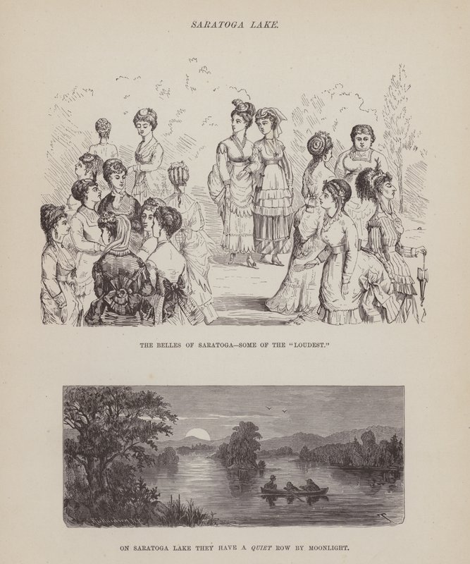 Side fra The American Tour of Mrs Brown, Jones and Robinson (gravering) af Richard Doyle