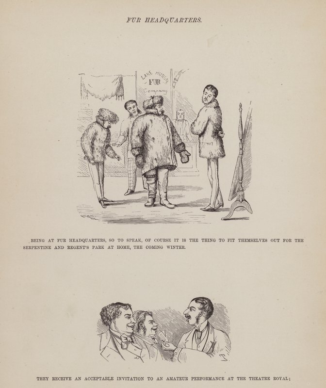 Side fra The American Tour of Mrs Brown, Jones and Robinson (gravering) af Richard Doyle