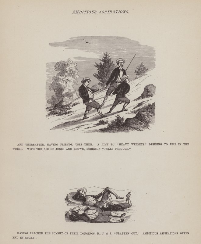 Side fra The American Tour of Mrs Brown, Jones and Robinson (gravering) af Richard Doyle