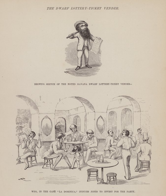 Side fra The American Tour of Mrs Brown, Jones and Robinson (gravering) af Richard Doyle