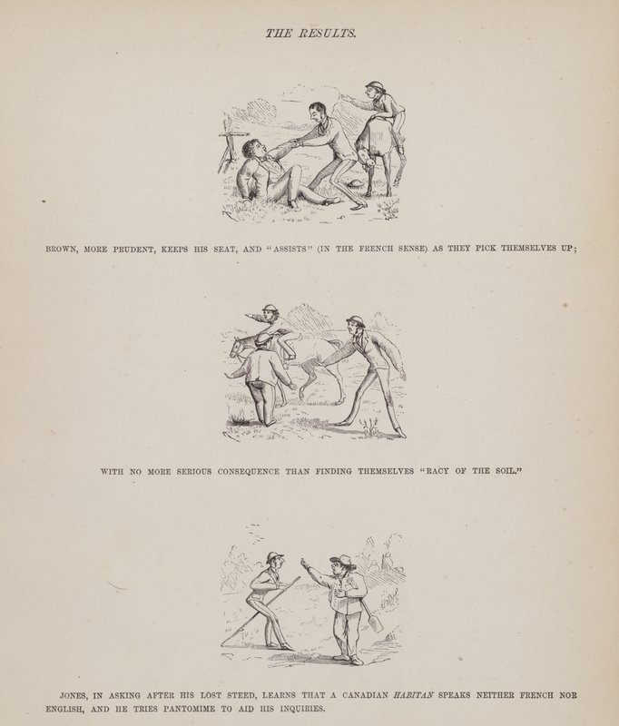 Side fra The American Tour of Mrs Brown, Jones and Robinson (gravering) af Richard Doyle