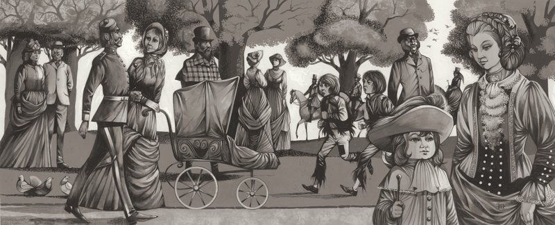 Hyde Park i 1880