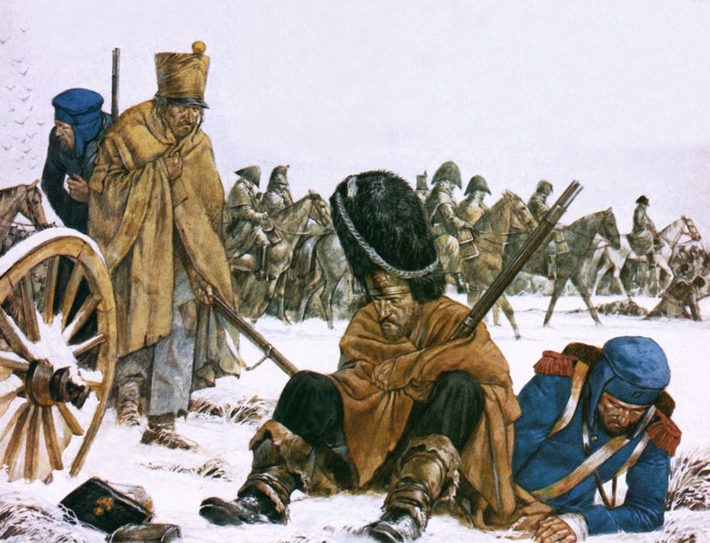 Napoleons tilbagetog fra Moskva af Richard Hook