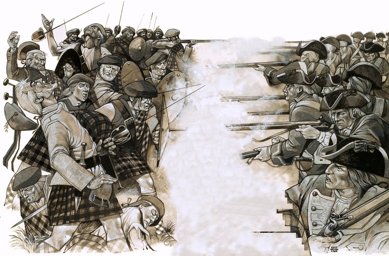 Slaget ved Culloden af Richard Hook