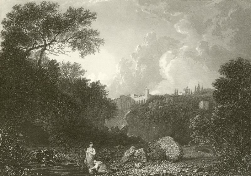 Maecenas Villa i Tivoli af Richard Wilson