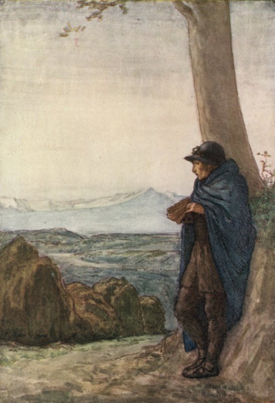 Lycidas af John Milton af Robert Anning Bell