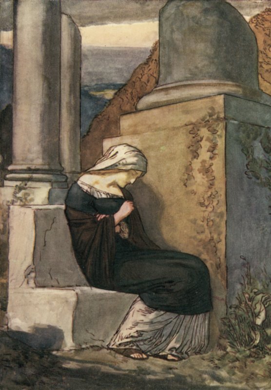 Melankoli af John Fletcher af Robert Anning Bell