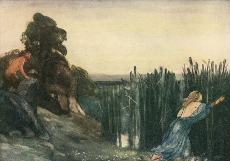 Pan gjorde efter Syrinx hastighed af Robert Anning Bell