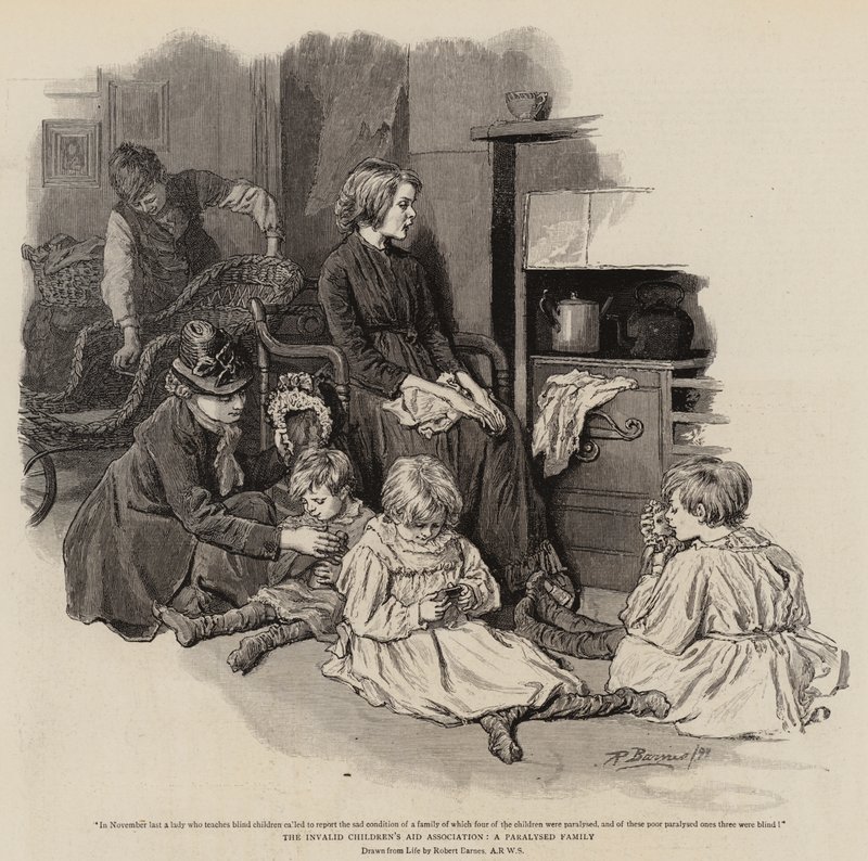 Invalide Børns Hjælpeforening, en lammet familie af Robert Barnes