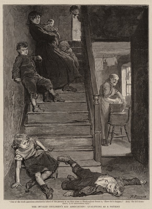 Invalidebørnshjælpsforeningen, der kvalificeres som patient af Robert Barnes