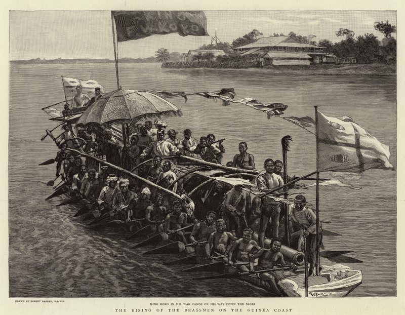 The Rising of the Brassmen på Guineakysten af Robert Barnes