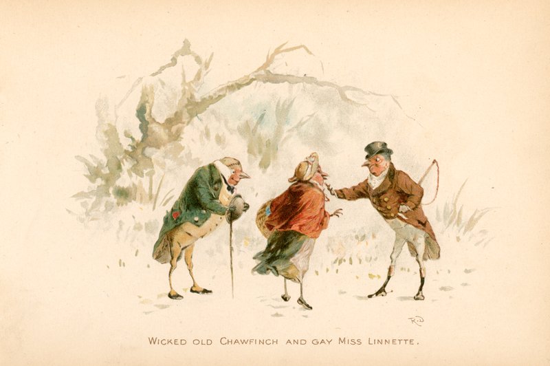 Illustration til The Twigs or Christmas at Ruddock Hall af Robert Dudley