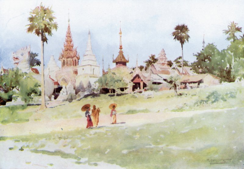 Opstigning til Shwe Dagon af Robert George Talbot Kelly