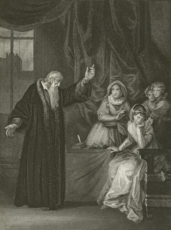 Mary Queen of Scots irettesat af Knox af Robert Smirke