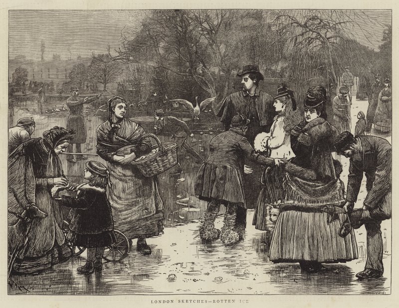 London Sketches, Rotten Ice af Robert Walker Macbeth
