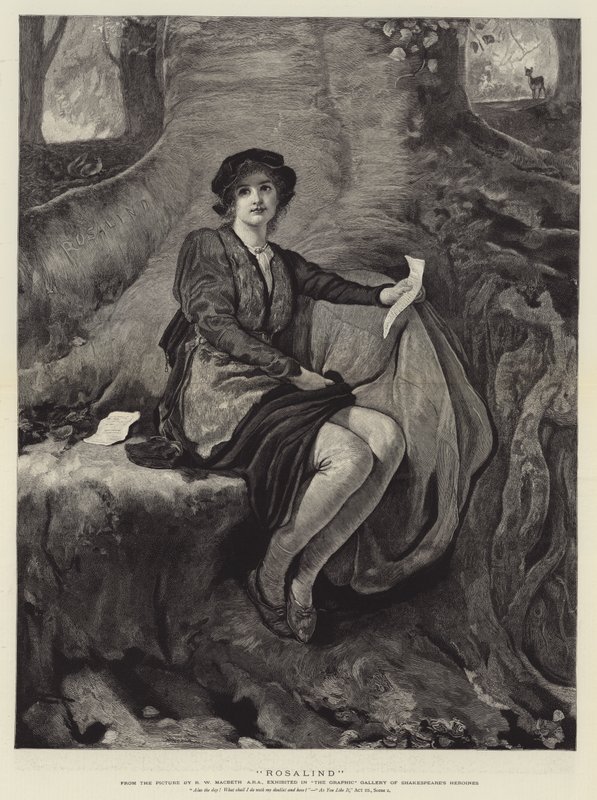 Rosalind af Robert Walker Macbeth