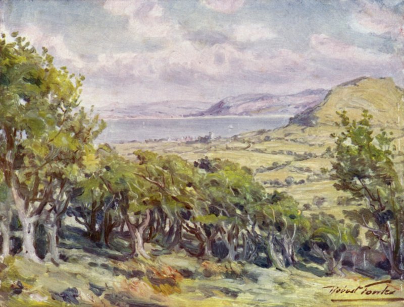 I nærheden af ​​Colwyn Bay (farve litho) af Robert (after) Fowler