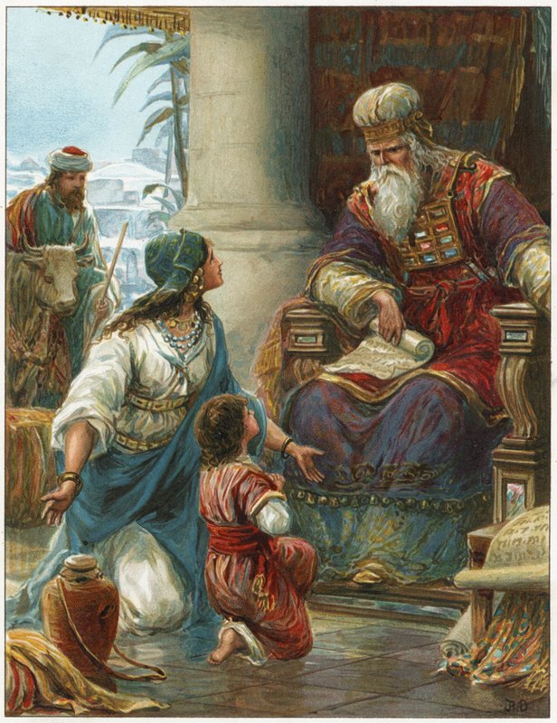 Hanna bringer Samuel til Eli af Robert Ambrose Dudley