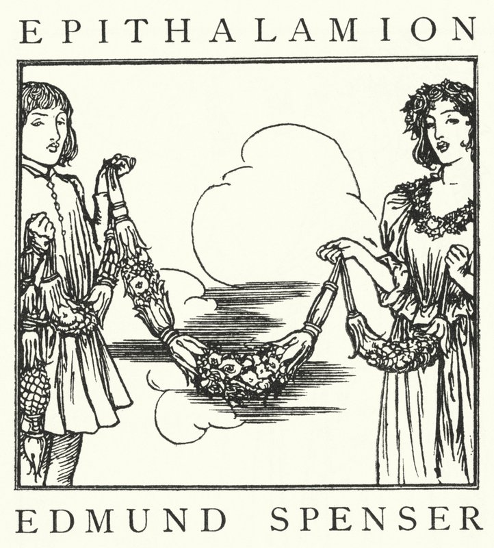 Epithalamion, Edmund Spenser (litho) af Robert Anning Bell