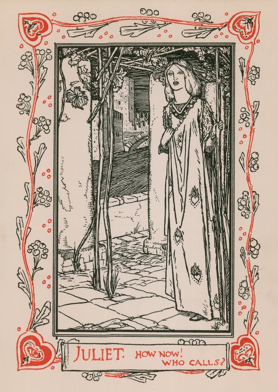 Julie, Romeo og Julie af Robert Anning Bell