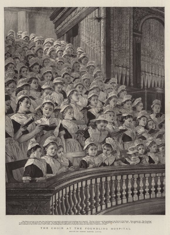 Koret på Foundling Hospital af Robert Barnes