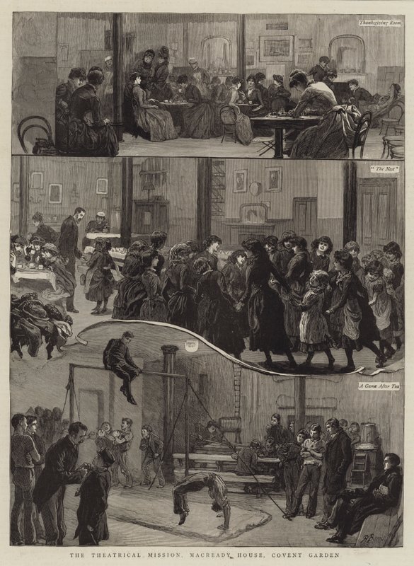 Theatrical Mission, Macready House, Covent Garden af Robert Barnes
