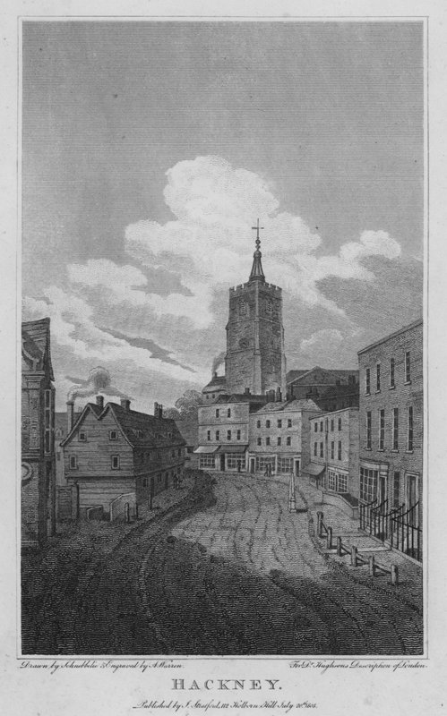 Hackney (gravering) af Robert Blemell (after) Schnebbelie