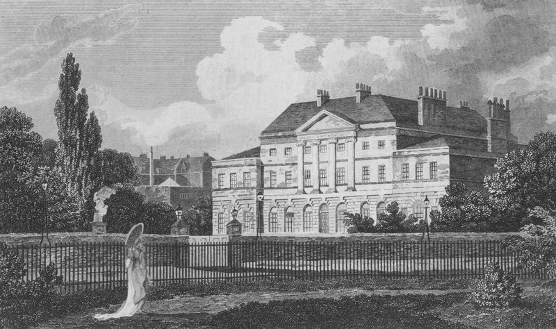 Lansdowne House, Berkeley Square, London (gravering) af Robert Blemell (after) Schnebbelie