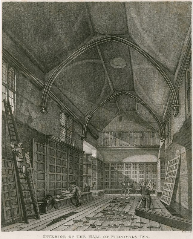 Interiør af Hall of Furnival