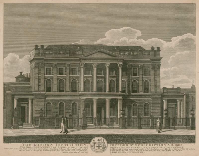 London Institution for the Advancement of Literature and the Spredning af nyttig og høflig viden af Robert Blemell Schnebbelie