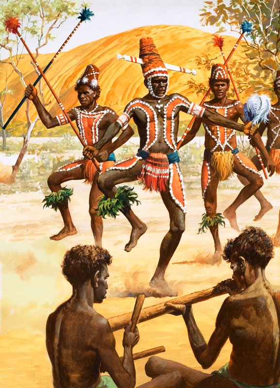Aborigine-dans af Robert Brook