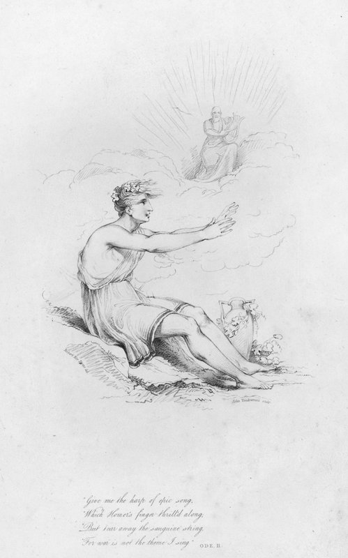 Anacreon, Ode II (gravering) af Robert Kerr (after) Porter