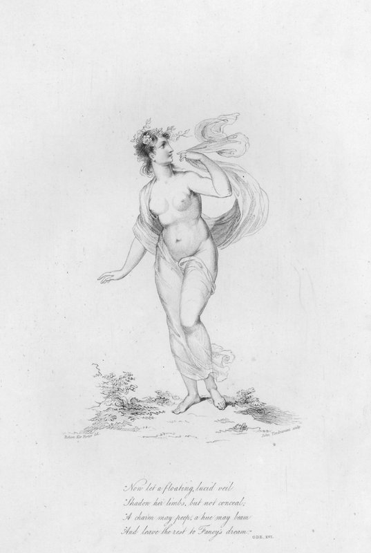 Anacreon, Ode XVI (gravering) af Robert Kerr (after) Porter