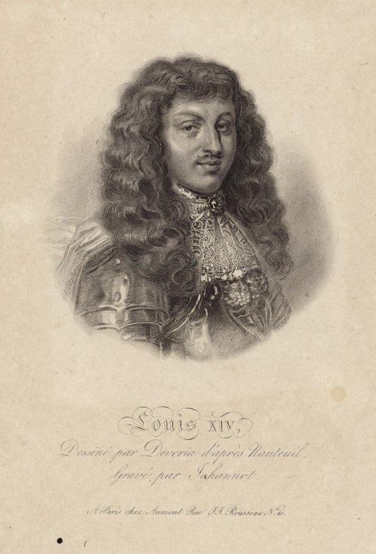 Portræt af kong Ludvig XIV af Robert Nanteuil