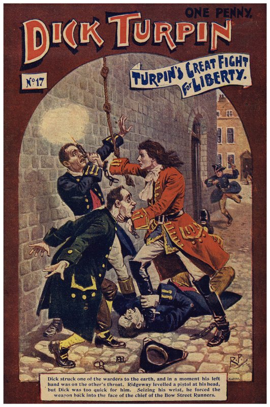 Dick Turpin (farve litho) af Robert Prowse Jnr